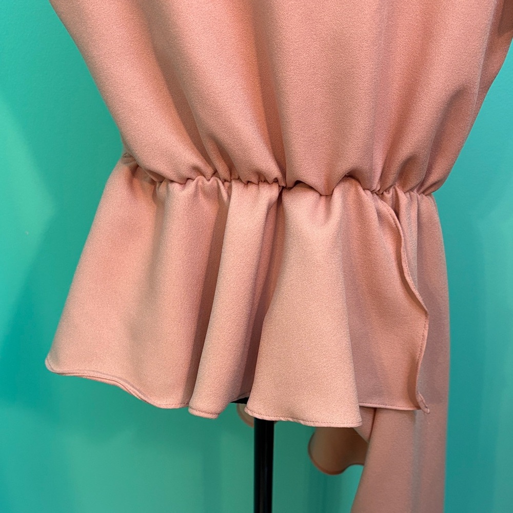 L.N.V. Chic Asymmetrical Ruffle Top - Picture 11 of 14